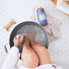 Close-up of organic oils used by Dr. Bronner's for gentle cleansing