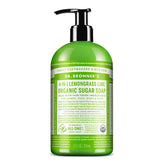 Dr. Bronner's Organic Sugar Soap Lemongrass bottle – nourishing, all-in-one cleanse.