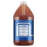 Dr. Bronner's Organic Sugar Soap Peppermint bottle demonstrates rich lather for hands and body cleansing.