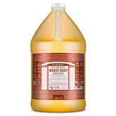 Dr. Bronner's Pure-Castile eucalyptus 1gal bottle ready for versatile cleaning tasks.