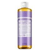 Dr Bronner's Lavender Pure-Castile soap bottle pour supports multi-use household cleanup
