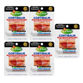 Dr. Dan's Cortibalm 5-pack box front for quick, on-the-go lip care.