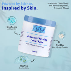 Dr. Denese SkinScience Advanced Firming Facial Pads texture-refinement focuses on brighter, silkier skin