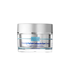 Dr. Denese SkinScience Firming Eye Cream tube close-up for firmer under-eye skin.