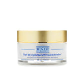 Dr Denese Triple Strength Neck Wrinkle Smoother bottle front for smoother neck care