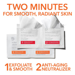 Dr Dennis Gross Alpha Beta Extra Strength peels ready for targeted resurfacing at home.