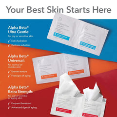 Dr Dennis Gross Alpha Beta Ultra Gentle Daily Peel routine in a quick two-minute application.