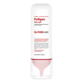 DR.FORHAIR Folligen Sea Salt Scaler bottle pours for refreshing scalp exfoliation.