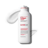 DR.FORHAIR Folligen Shampoo bottle closeup emphasizes scalp care