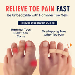 Close-up texture of Dr. Frederick's Original Hammer Toe Corrector Gels showing soft gel.