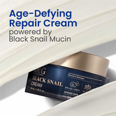 Dr.G Black Snail Cream label packaging signals premium anti-aging care.