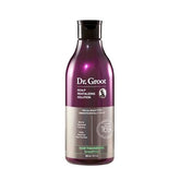 Dr. Groot hair thickening shampoo bottle promotes root volume for fuller hair.