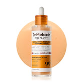Dr.Melaxin Peel Shot bottle closeup showing premium packaging for daily care