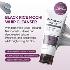 Dr.Melaxin Peel Shot foam mochi texture demonstrates gentle cleansing.