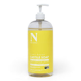 Dr. Natural Castile Liquid Soap bottle for versatile skin cleansing and gentle hydration.