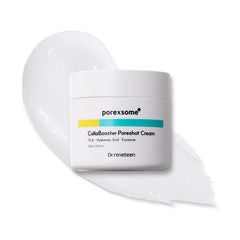 Dr.nineteen CollaBooster Poreshot Cream packaging highlighting pore care and smooth skin