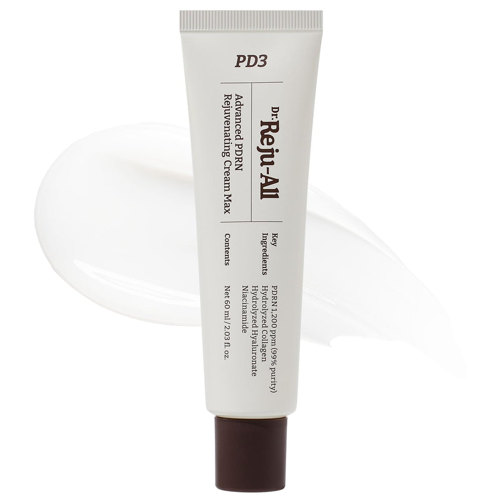 Dr.Reju-All Advanced PDRN Cream bottle showcases premium formula for radiant skin.