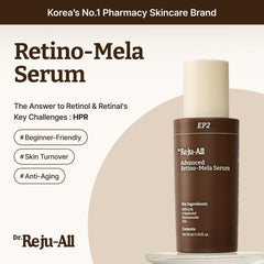 Dr.Reju-All Retino-Mela Serum texture swatch shows lightweight, beginner-friendly formula