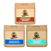 Dr. Squatch Bourbon bottle highlights rugged scent for daily cleansing with lasting moisturization