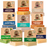 Dr. Squatch Coconut Castaway bar soap close-up for daily cleansing and tropical scent