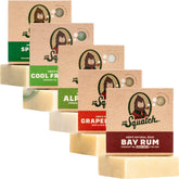 Dr. Squatch Cool Fresh Aloe bar soap for energized morning showers