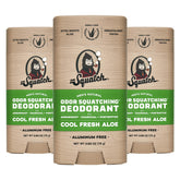 Dr. Squatch Cool Fresh Aloe deodorant stick provides all-day confidence.
