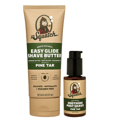 Dr. Squatch Easy-Glide Shave Butter close-up for a smooth, comfortable shave.