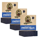 Dr. Squatch Fresh Falls bar soap closeup shows rich lather for a refreshing cleanse.