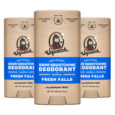 Dr. Squatch Fresh Falls deodorant stick closeup for all-day freshness and natural protection.