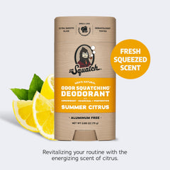 Dr Squatch Fresh Falls deodorant for aluminum-free odor protection