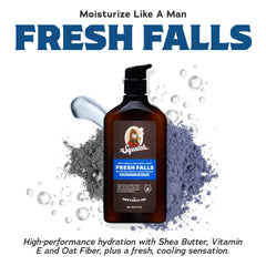 Dr Squatch lotion texture shows quick absorption into skin