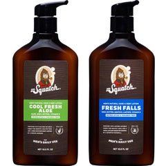 Dr Squatch natural hand and body lotion two-pack provides non-greasy hydration