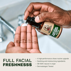 Dr. Squatch natural ingredients with shea butter and macadamia oil.