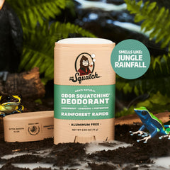 Dr. Squatch odor-squatching formula highlighting natural protection