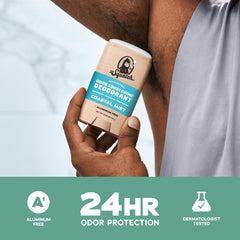 Dr. Squatch Rainforest Rapids deodorant pack shows two scents for daily odor protection