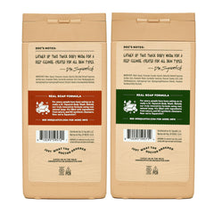 Dr. Squatch Real Soap formula closeup emphasizes natural cleansing without harsh chemicals