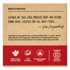 Dr. Squatch Sandalwood Summit packaging – convenient 3-pack for home or travel.