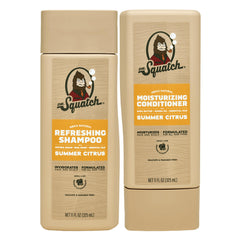Dr. Squatch Summer Citrus Shampoo bottle for a refreshing daily cleanse