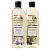 Dr Teal's Lavender bath oil bottle for relaxing, sleep-friendly aromatherapy.