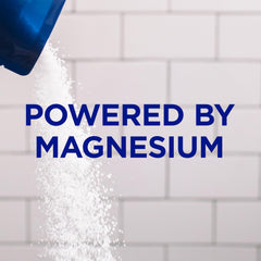 Dr Teal's Epsom salt pour demonstrates mineral soak for tired muscles.
