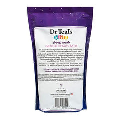 Dr Teal's Kids Sleep Bath packaging with Velcro seal for easy reseal