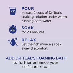 Dr Teal's Melatonin Sleep Blend bath scene highlights a calm pre bed ritual.