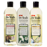 Dr Teal's Rejuvenating Eucalyptus bath oil bottle for refreshed skin and mind.