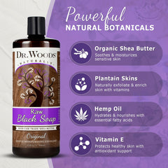 Dr. Woods soap featuring organic shea butter for nourished skin.