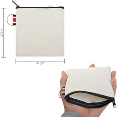 DraCra travel storage pouch with zipper, ideal for organizing cosmetics and toiletries.