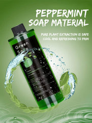 Dragon Art green soap in use cleaning equipment and instruments for hygienic studio practices