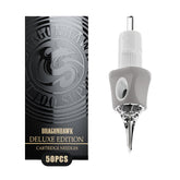 Dragonhawk 1003RL tattoo needles cartridges pack for clean line work and lasting smooth shading.