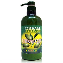 Dream Dream Olive Oil Lotion spa scene with hands applying lotion for relaxing massage