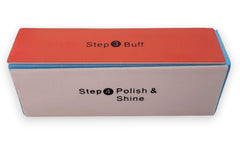 DreamCut 4-Way Nail Buffer Block step 1 filing smooths edges for easy polish application