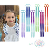 Dreamlover colored hair extensions in six colors provide versatile styling options for outfits.